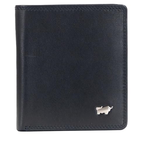 BRAUN BÜFFEL Herren Geldbörse aus echtem Rindsleder Golf mit RFID Schutz - Zetilose Geldbörse mit Carré 6 Kartenfächern - Edles Schwarz von BRAUN BÜFFEL