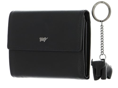 BRAUN BÜFFEL Safari Flap Wallet M & Keyfob Black von BRAUN BÜFFEL