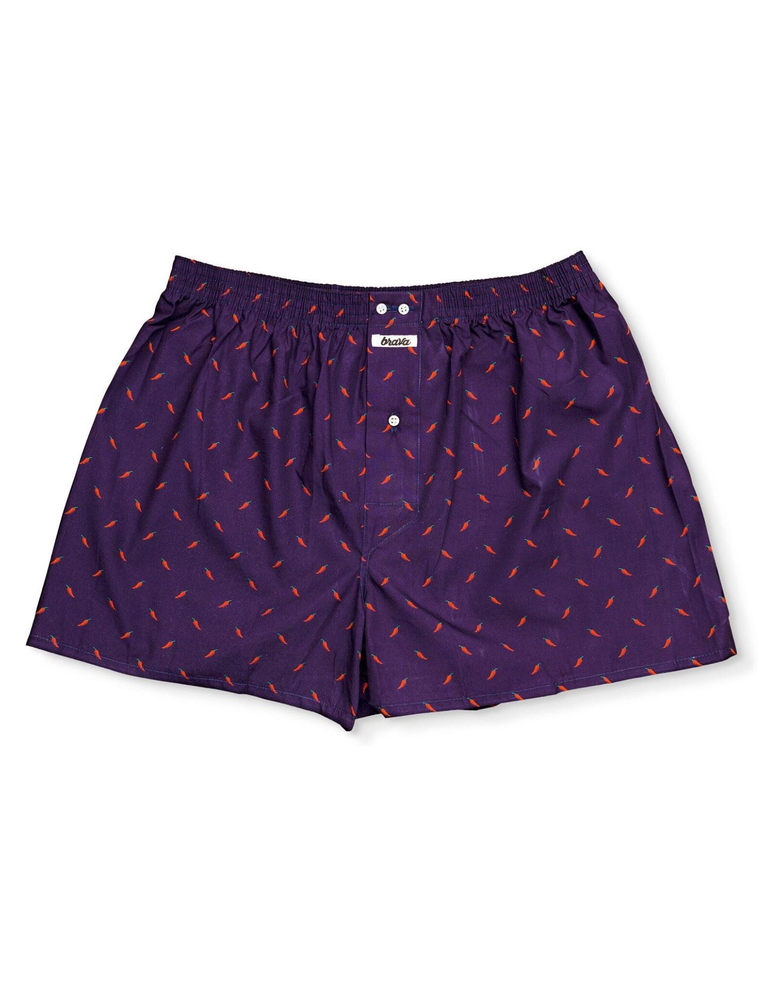 BRAVA FABRICS Boxershorts Herren Violett von BRAVA FABRICS