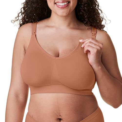 BRAVADO! DESIGNS Body Silk Seamless Nursing Bra Sustainable (as3, Alpha, x_l, Regular, Regular, Cinnamon) von BRAVADO! DESIGNS