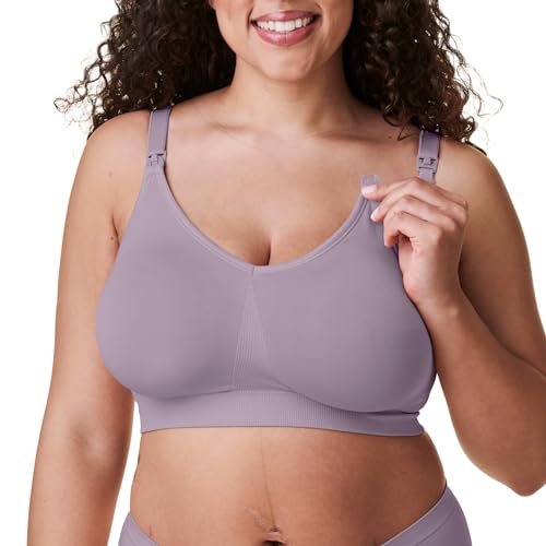 Bravado Body Silk Seamless Nursing Bra BH aus Nylon und Elasthan in der Farbe Grey Orchid, Gr. XXL, BD1401V-GROR-XXL von Bravado