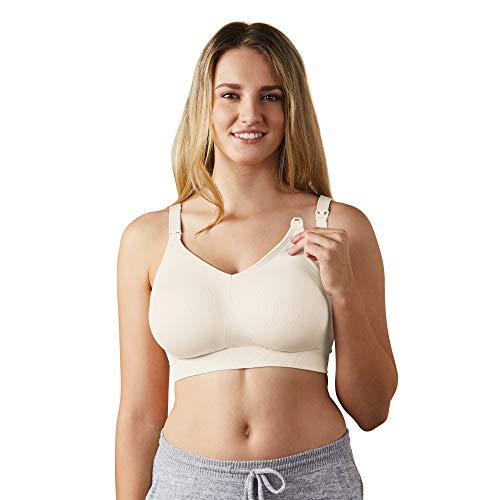 BRAVADO! DESIGNS Womens Bravado Body Silk Seamless Nursing 1401BA Antique White, SZ L Bra, Blickdicht, M/34 von BRAVADO! DESIGNS