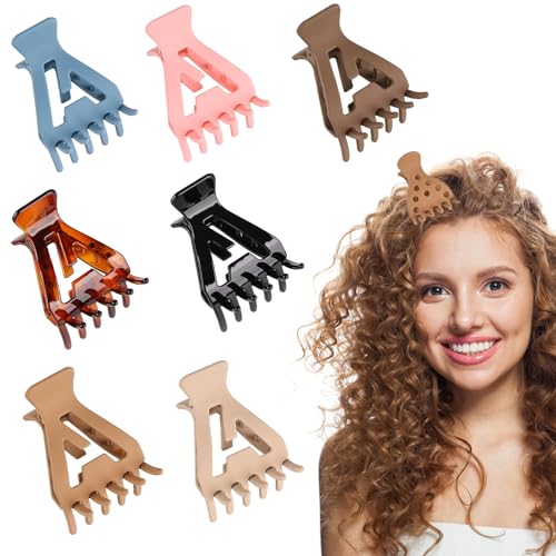 7 Stück Wurzellifting-Haarklammern für Volumen, Volumizing Krallen Klemmen für lockiges Haar, Flauschige und Lockiges Haar Wurzel Clips für Mädchen Frauen (Mehrfarbige-A) von BRAVIKERLY