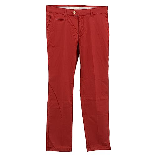 Brax, Cadiz U, Herren Jeans Hose Popeline Stretch Red W 33 L 36 von BRAX