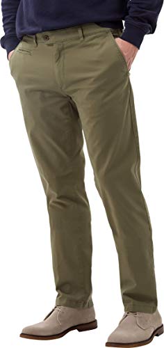 BRAX, Everest, Herren Chino Jeans Hose Gabardine Stretch Ultralight Olive D 98 W 34 L 36 von BRAX