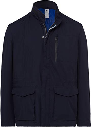 BRAX, Style Porto, Herren Windjacke Wetterjacke Parka Mikrofaser Darkblue 52 von BRAX