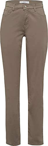 BRAX Damen Feminine Fit Stoffhose Style Carola Smart Cotton Stretch, Khaki 33, 34L von BRAX