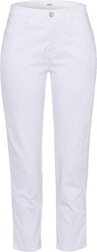 BRAX Damen Jeans Mary S Slim Fit verkürzt Weiss (10) 48 von BRAX