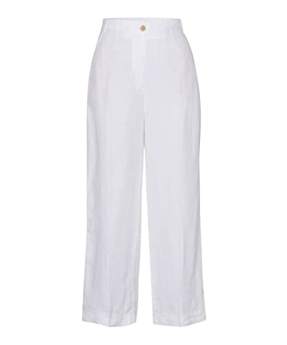 BRAX Damen Leinenhose Style Maine S White Weiss - 42 von BRAX