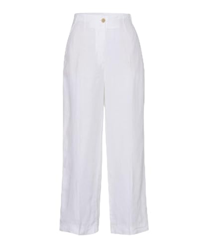 BRAX Damen Leinenhose Style Maine S White Weiss - 44 von BRAX