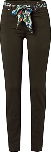 BRAX Damen Skinny Fit Jeans Hose Style Shakira Stretch Baumwolle, Dark Olive, 40K von BRAX