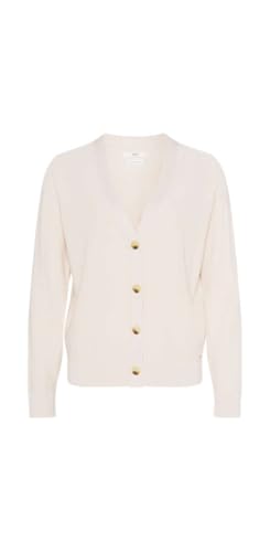 Brax Damen Style Alicia Fine Rib Knit Structure Strickjacke, Light Sand, 36 von Brax