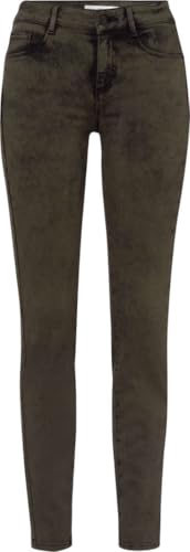 BRAX Damen Style Ana Jeans, Dark Olive Overdyed, 40W 32L EU von BRAX