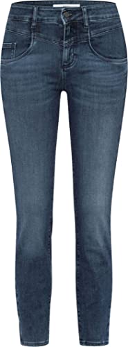 BRAX Damen Style Ana S Push up-Effekt verkürzte Five-Pocket Skinny Jeans, Used Stone Blue, 27W / 32L von BRAX