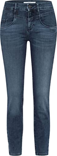 BRAX Damen Style Ana S Push up-Effekt verkürzte Five-Pocket Skinny Jeans, Used Stone Blue, 29W / 32L von BRAX