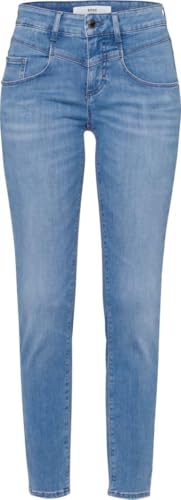 BRAX Damen Style Ana Sensation Nachhaltige Five-Pocket-röhrenjeans Mit Push Up-Effekt Jeans, Used Summer Blue, 34W / 32L EU von BRAX