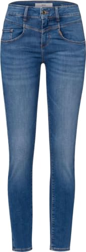 BRAX Damen Style Ana Sensation Push Up - Blue Planet With Zipper Jeans, Used Sky Blue, 31W / 30L EU von BRAX