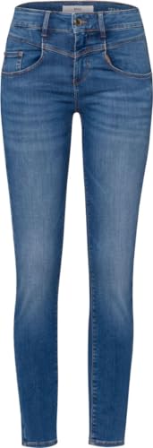 BRAX Damen Style Ana Sensation Push Up - Blue Planet With Zipper Jeans, Used Sky Blue, 32W / 30L EU von BRAX