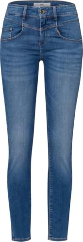 BRAX Damen Style Ana Sensation Nachhaltige Five-Pocket-röhrenjeans Mit Push Up-Effekt Jeans, Used Sky Blue, 32W / 32L EU von BRAX