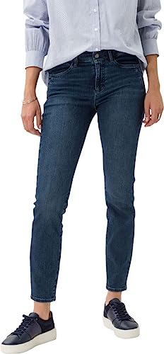 BRAX Damen Style Ana Sensation Push Up Organic Cotton Jeans, Used Regular Blue, 36W / 34L EU von BRAX