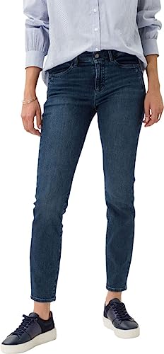 BRAX Damen Style Ana Sensation Nachhaltige Five-pocket-röhrenjeans Mit Push Up-effekt Jeans, Used Regular Blue 1, 32W / 32L EU von BRAX