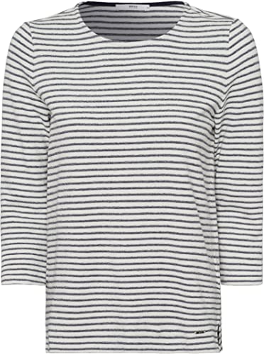BRAX Damen Style Bonnie French Terry Shirt, Navy, 46 von BRAX
