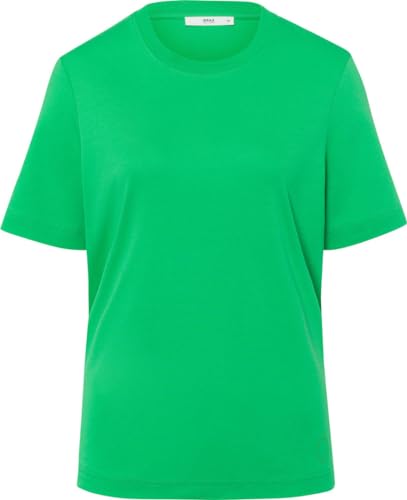 BRAX Damen Style CIRA Interlock Light T-Shirt, Apple Green, 38 von BRAX