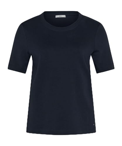 BRAX Damen Style CIRA Interlock Light T-Shirt, Indigo, 36 von BRAX