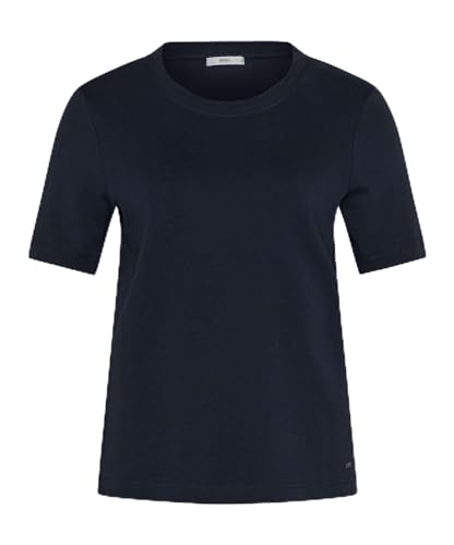 BRAX Damen Style CIRA Interlock Light T-Shirt, Indigo, 40 von BRAX