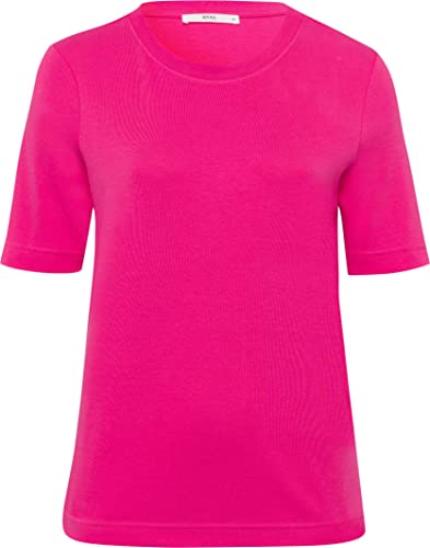 BRAX Damen Style CIRA Interlock SOLID T-Shirt, Flush, 42 von BRAX