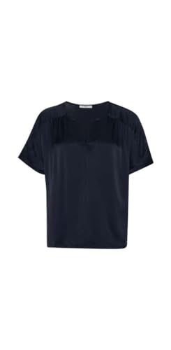 BRAX Damen Style Caelen Cupro Hybrid T-Shirt, Indigo, 36 von BRAX