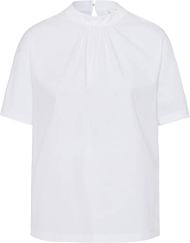 BRAX Damen Style Camille Cotton MODAL SOLID T-Shirt, White, 36 von BRAX