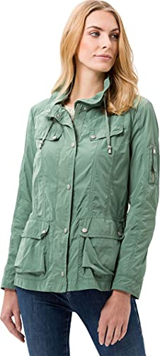 BRAX Damen Style Capri New Nylon Jacke, SAGE, (Herstellergröße: 44) von BRAX