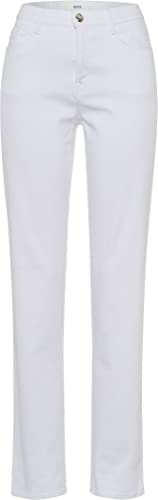 BRAX Damen Style Carola Blue Planet: Nachhaltige Five-pocket Jeans , Weiß, 38W / 34L von BRAX