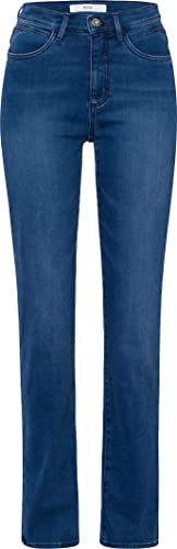 BRAX Damen Style Carola Five-Pocket-Hose in winterlicher Qualität Jeans, Used Regular Blue, 34L von BRAX