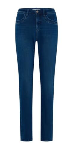 BRAX Damen Style Carola Five-Pocket-Jeans In Thermo Denim Freizeithose, Used Regular Blue, 32W / 32L EU von BRAX