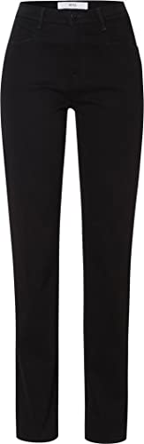 BRAX Damen Style Carola Five-Pocket wertigem Baumwollsatin Hose, Black 2, 32W / 32L von BRAX