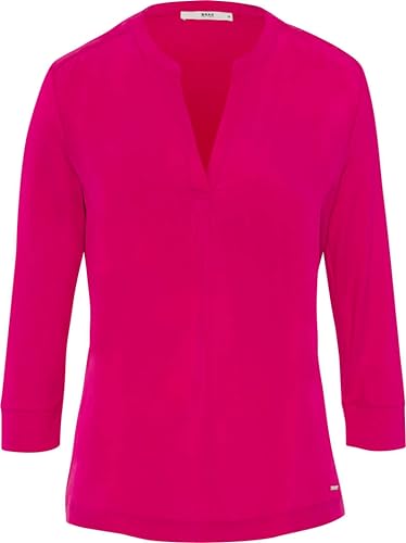 BRAX Damen Style Clarissa Cupro Hybrid Tunika-Shirt, Orchid, 38 EU von BRAX