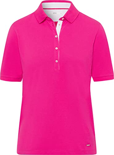 BRAX Damen Style Cleo Polo PIQUÉ SOLID Polohemd, Flush, 38 von BRAX