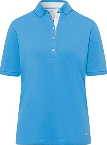 BRAX Damen Style Cleo Polo PIQUÉ SOLID Polohemd, SANTORIN, 36 von BRAX