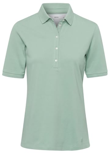 BRAX Damen Style Cleo Polo Pique Solid Polohemd, Mint, 38 von BRAX