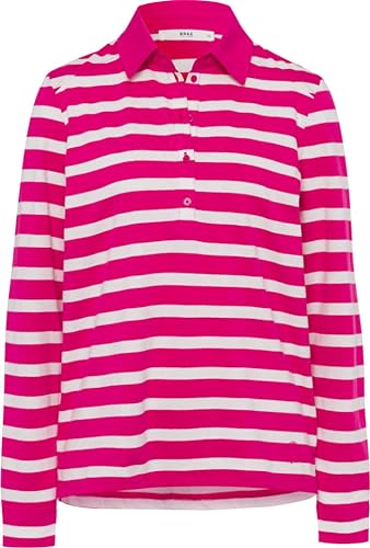 BRAX Damen Style Cloe Peached Single Jersey Striped von BRAX