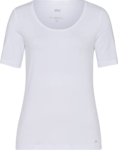 BRAX Damen Style Cora T-Shirt, Offwhite, 38 von BRAX