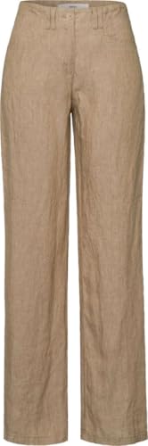 BRAX Damen Style Farina Leinenhose Hose , Toffee, 32W / 32L von BRAX