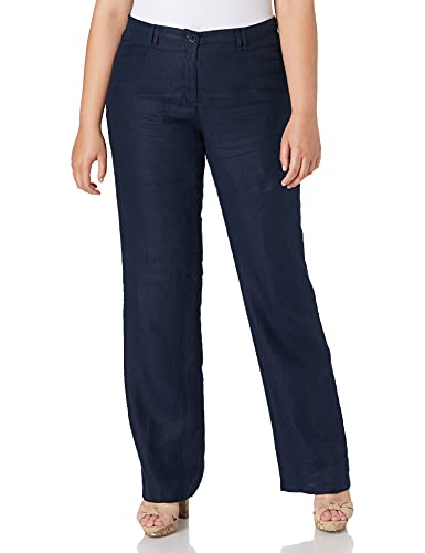 BRAX Damen Style Farina Pure Linen Hose Navy 34W / 32L von BRAX