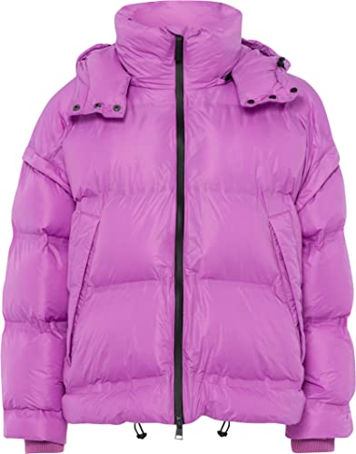 BRAX Damen Style Filippa LAB Bonded Puffer 3 in 1 mit abnehmbaren Armen und Kapuze Steppjacke, Easy Lilac, 38 von BRAX