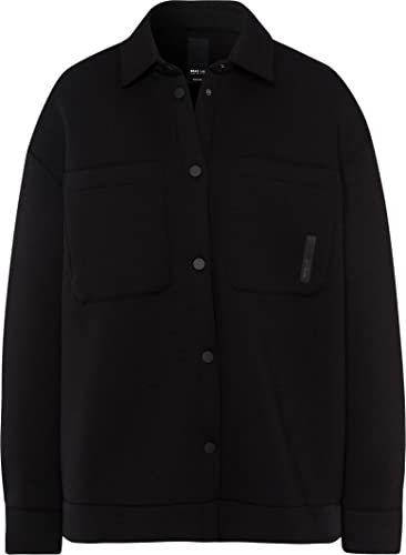 BRAX Damen Style Francy LAB Scuba Overshirt Übergangsjacke, Black, 38 von BRAX