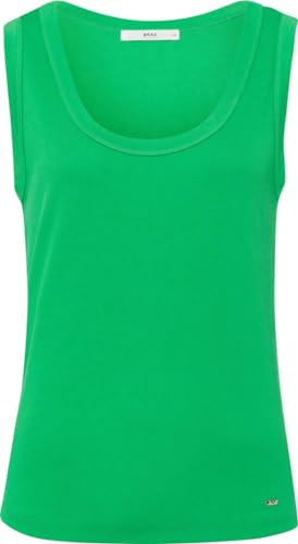 BRAX Damen Style Ivy 2x2 Rib Top, Apple Green, 44 von BRAX