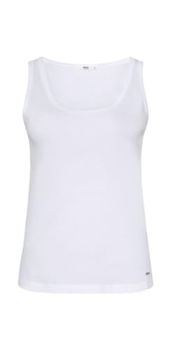 BRAX Damen Style Ivy 2x2 Rib Top, White, 40 von BRAX