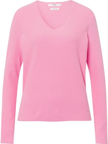 BRAX Damen Style Lesley Fine Rib Knit Structure Pullover, ROSA, 42 von BRAX